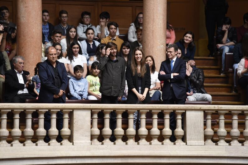 salvador sobral, luísa sobral, assembleia da república, eduardo ferro rodrigues, parlamento