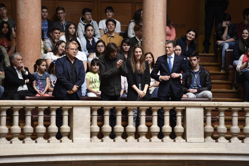 salvador sobral, luísa sobral, assembleia da república, eduardo ferro rodrigues, parlamento