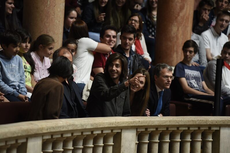 salvador sobral, luísa sobral, assembleia da república, eduardo ferro rodrigues, parlamento