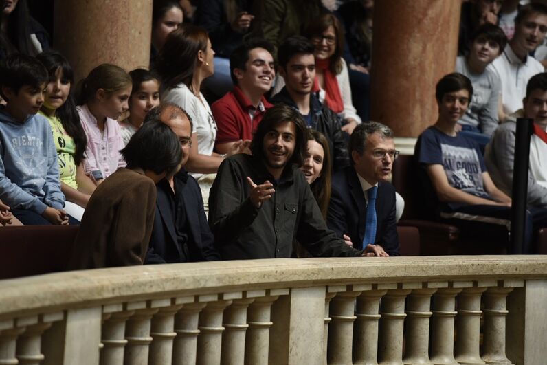 salvador sobral, luísa sobral, assembleia da república, eduardo ferro rodrigues, parlamento