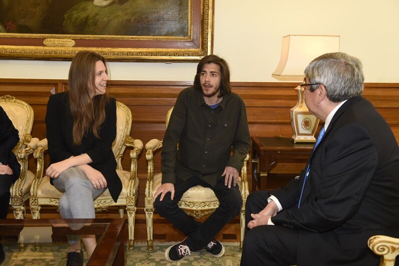 salvador sobral, luísa sobral, assembleia da república, eduardo ferro rodrigues, parlamento