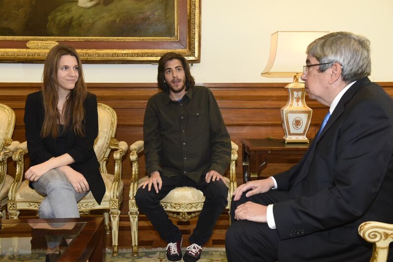 salvador sobral, luísa sobral, assembleia da república, eduardo ferro rodrigues, parlamento