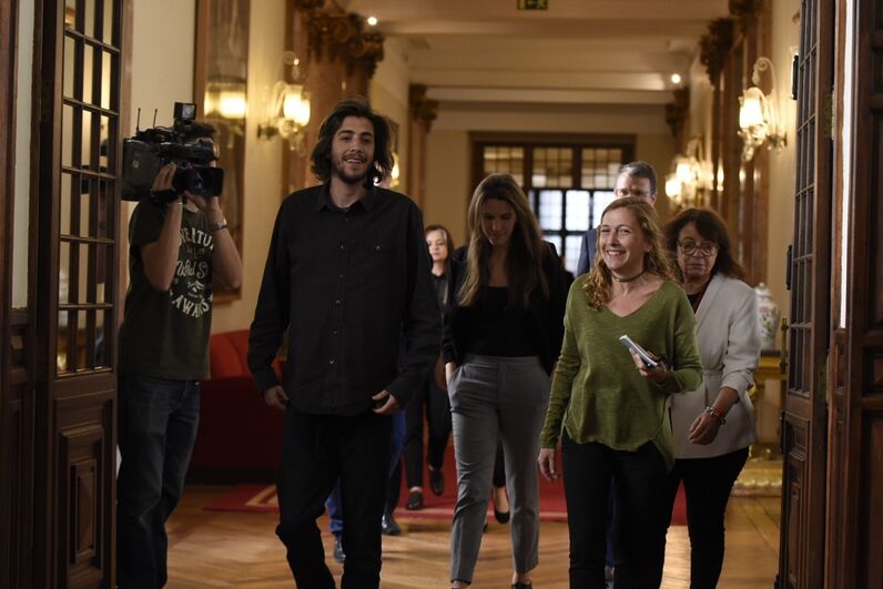 salvador sobral, luísa sobral, assembleia da república, eduardo ferro rodrigues, parlamento