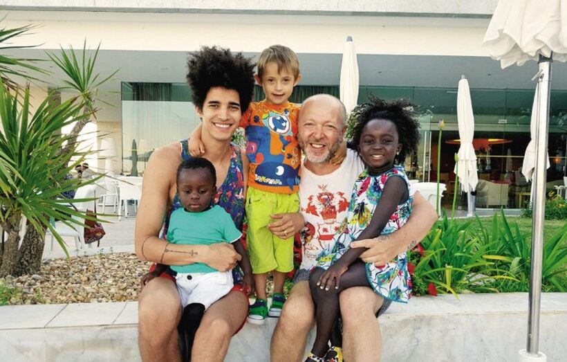 Eduardo Beauté, Luís Borges, Eduardo, Bernardo e Lurdes 