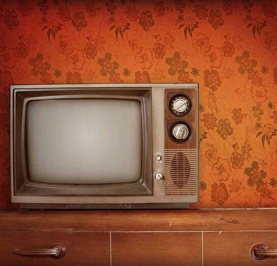 televisão apagada