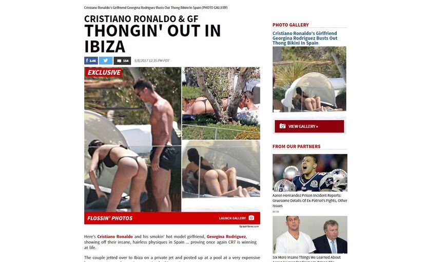 Cristiano Ronaldo Ibiza