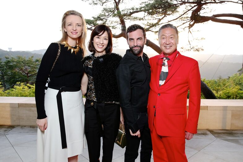 Delphine Arnault, Mirai Yamamoto, Nicolas Ghesquiere, Kansai Yamamoto