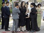 angelina jolie e os filhos