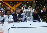 Ronaldo, Real Madrid, celebração, Campeões Europeus, Madrid