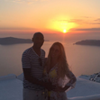 Luisão e Brenda Mattar 
