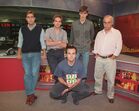 A equipa de Os donos da Bola
