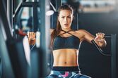mulher ginásio exercício