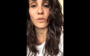 Daniela Ruah filma-se sem maquilhagem