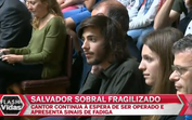 Salvador Sobral mostra-se fragilizado