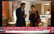 Diogo Morgado e Joana de Verona apanhados de mão dada