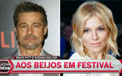 Brad Pitt no 'flirt' com Sienna Miller