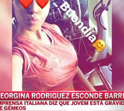 Georgina disfarça gravidez nas redes sociais com foto de há um ano