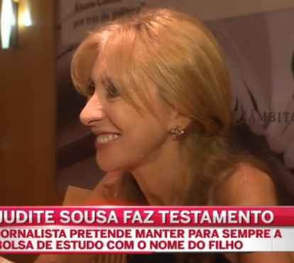 Judite Sousa surpreende e faz testamento