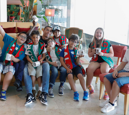 Indiferente às polémicas, Ronaldo realiza sonho de crianças com deficiência