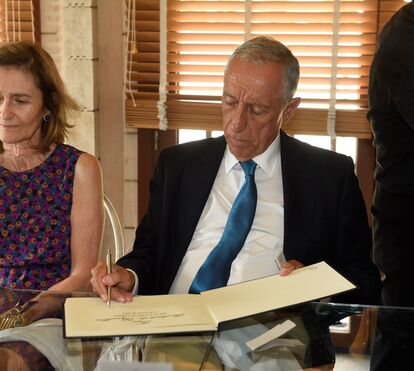 Na semana mais difícil como Presidente, Marcelo recorda filho e netos com saudade
