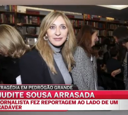 Judite ultrapassa polémica do cadáver ao lado de Ronaldo