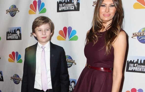 Barron e MelaniaTrump