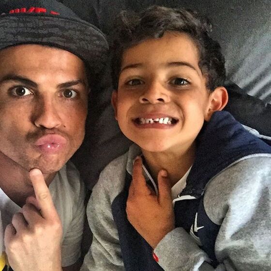 Cristiano Ronaldo e Cristianinho