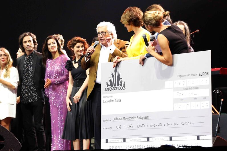 concerto solidário, meo arena