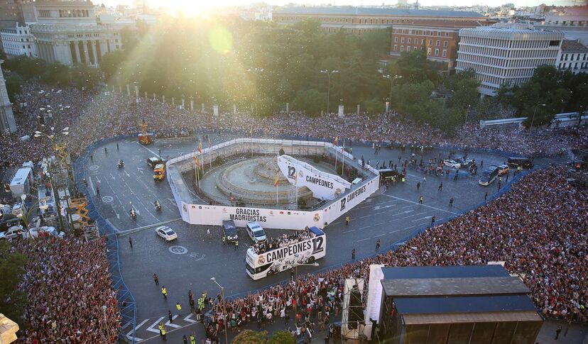 Cristiano Ronaldo, Real Madrid, liga dos Campeões, festa em madrid