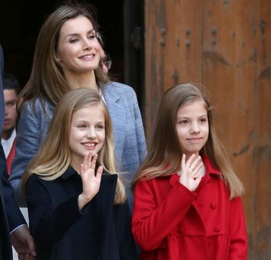Rainha Letizia, Leonor, Sofia 