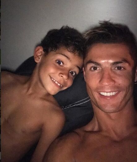 Cristiano Ronaldo e Cristianinho