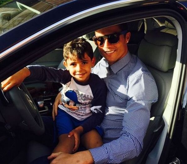 Cristiano Ronaldo e Cristianinho