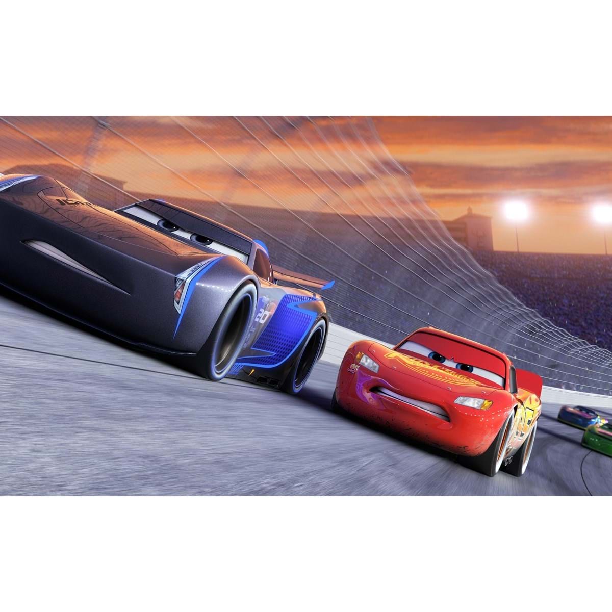 Figura Carro Faísca McQueen Competição - Cars 3