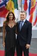O presidente argentino, Mauricio Macri e a mulher, Juliana Awad