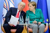 Donald Trump e Angela Merkl