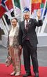 O primeiro-ministro de Singapura, Lee Hsien Loong e a mulher, Ho Ching