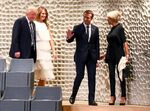 Donald e Melania Trump e Emmanuel e Brigitte Macron