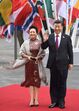 O presidente chinês Xi Jinping e a mulher, Peng Liyuan