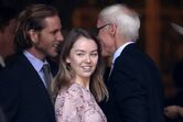 Alexandra de Hannover com o irmão Andrea Casiraghi