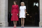 Melania Trump e Brigitte Macron