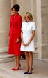 Melania Trump e Brigitte Macron