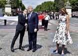 Melania Trump e Brigitte Macron
