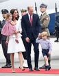 William, Kate, George e Charlotte