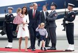 William, Kate, George e Charlotte