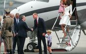 William, Kate, George e Charlotte