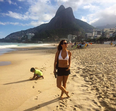 famosos, verão, praia
