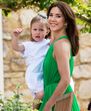 Mary da Dinamarca com a princesa Josephine