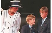 william, harry, diana