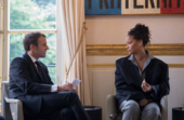 rihanna, macron