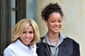 rihanna, macron